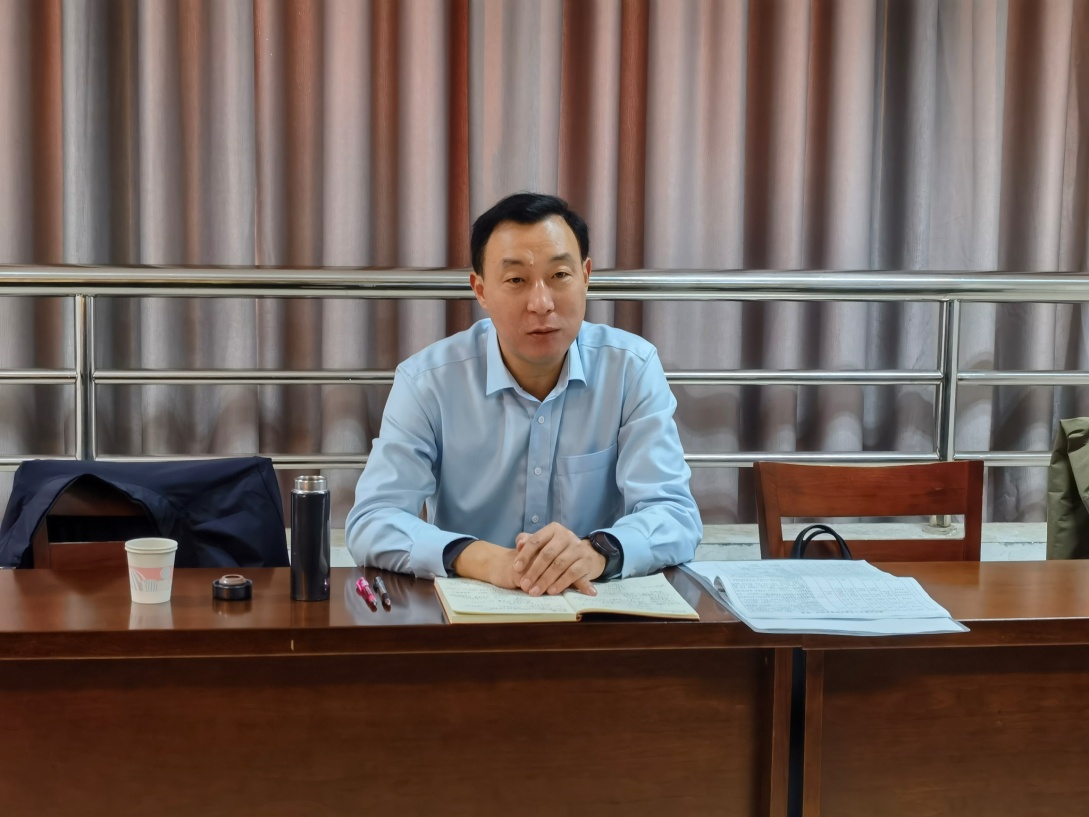 林刚赴人文学院调研指导工作
